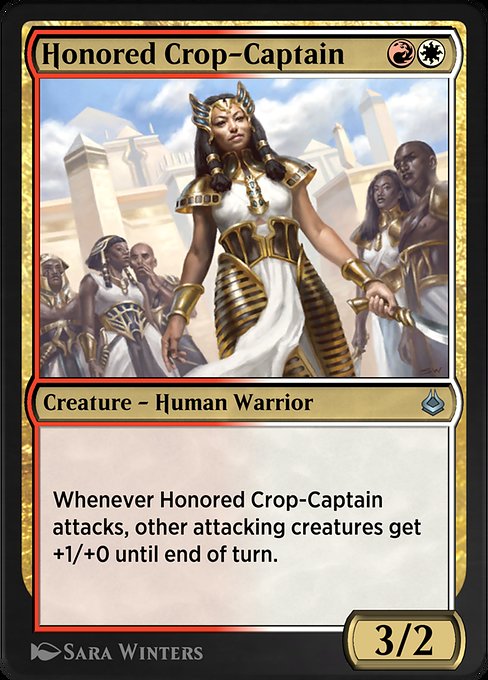 Magic the Gathering Card - Honored Crop-Captain - MTG Circle