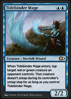 Magic the Gathering Card - Tidebinder Mage - MTG Circle