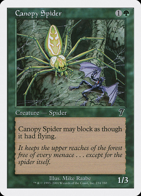 Magic the Gathering Card - Canopy Spider - MTG Circle