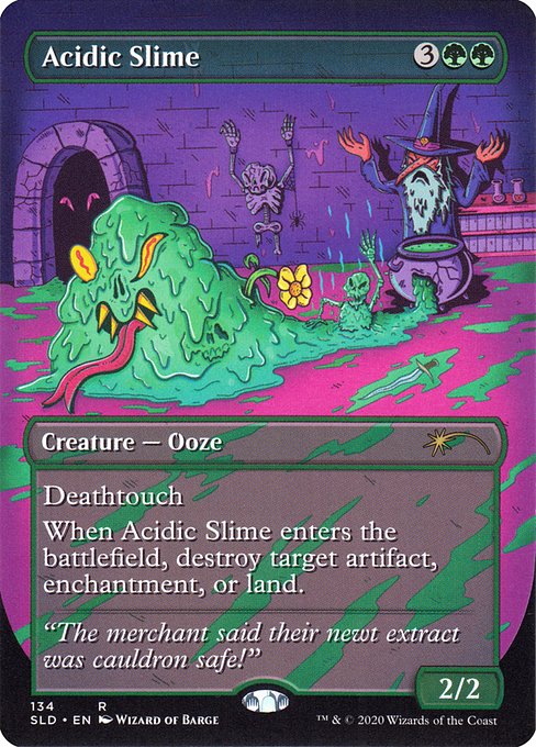 Magic the Gathering Card - Acidic Slime - MTG Circle