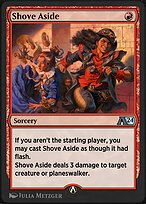 Magic the Gathering Card - Shove Aside - MTG Circle