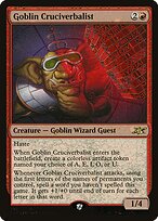 Magic the Gathering Card - Goblin Cruciverbalist - MTG Circle