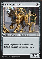Magic the Gathering Card - Eager Construct - MTG Circle