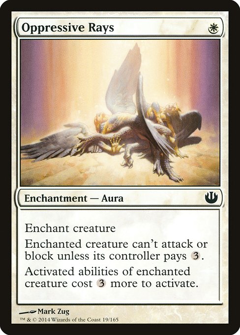 Magic the Gathering Card - Oppressive Rays - MTG Circle