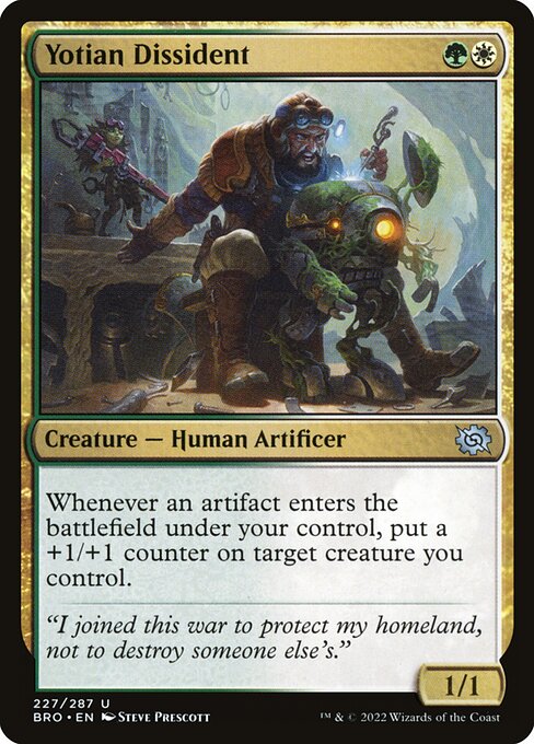 Magic the Gathering Card - Yotian Dissident - MTG Circle