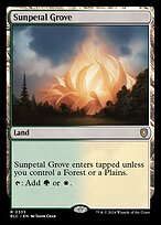 Magic the Gathering Card - Sunpetal Grove - MTG Circle