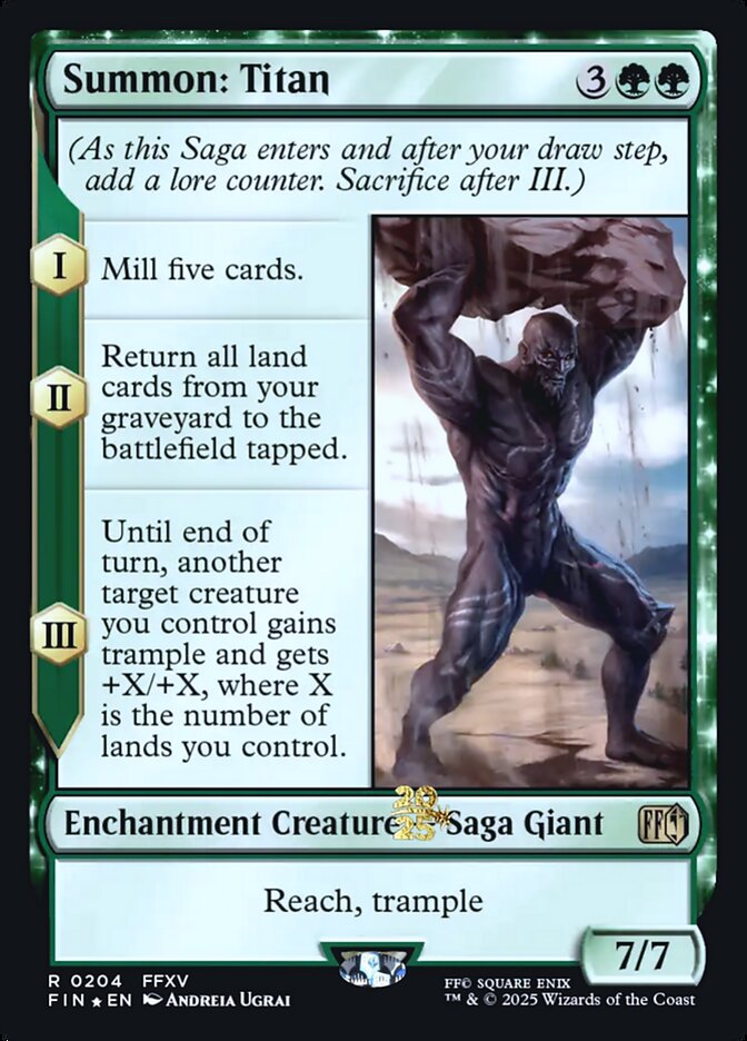 Magic the Gathering Card - Summon: Titan - MTG Circle
