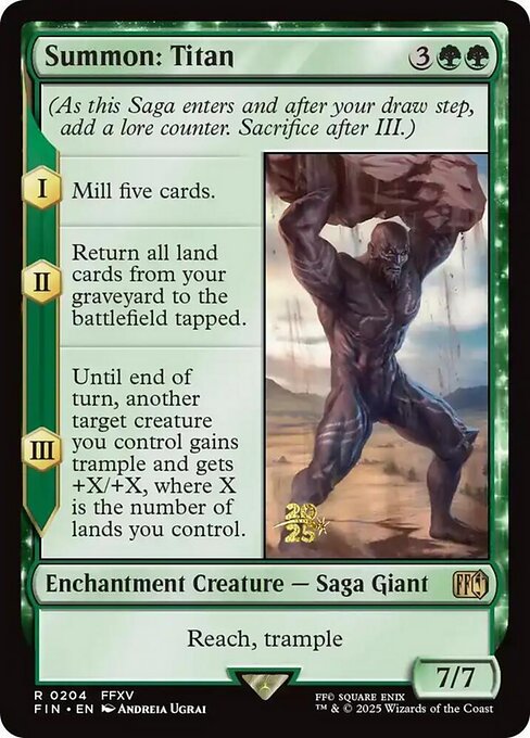 Magic the Gathering Card - Summon: Titan - MTG Circle