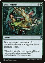 Magic the Gathering Card - Beast Within - MTG Circle