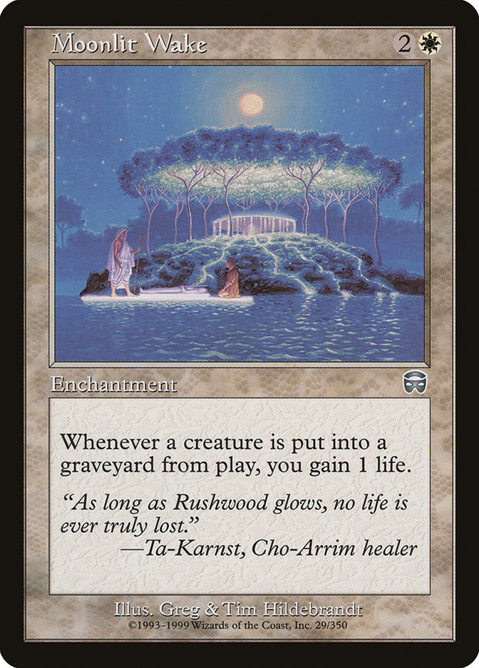 Magic the Gathering Card - Moonlit Wake - MTG Circle