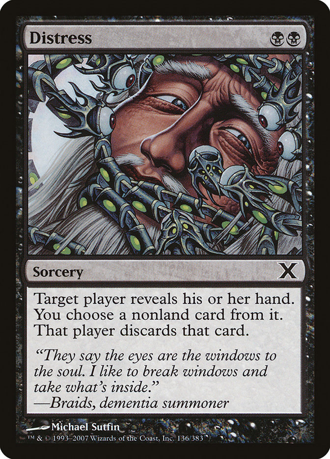Magic the Gathering Card - Distress - MTG Circle