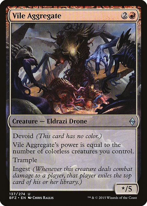 Magic the Gathering Card - Vile Aggregate - MTG Circle