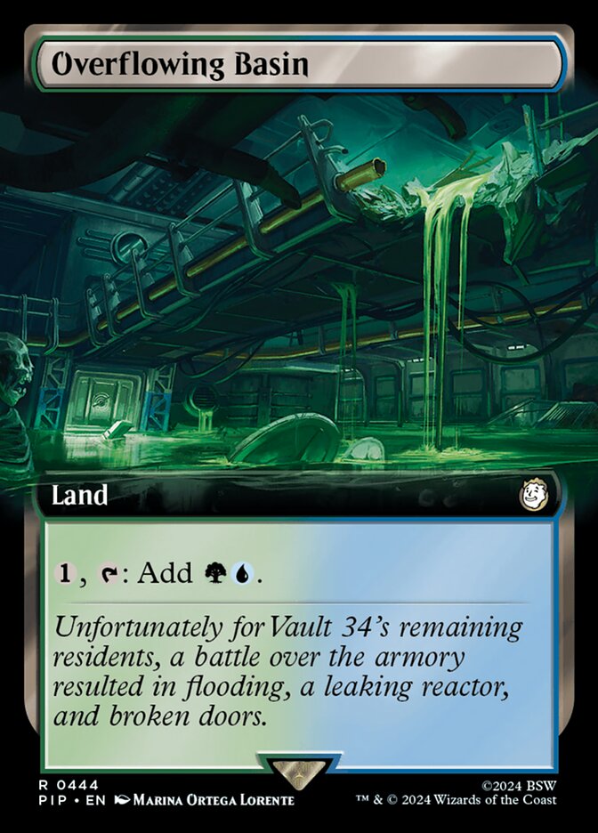 Magic the Gathering Card - Overflowing Basin - MTG Circle