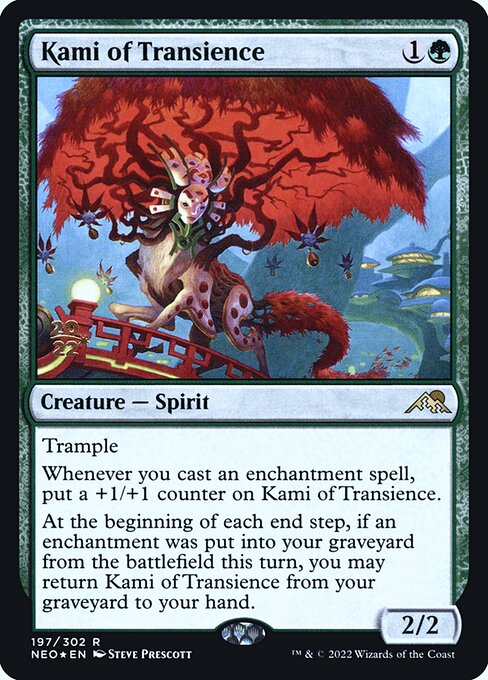 Magic the Gathering Card - Kami of Transience - MTG Circle