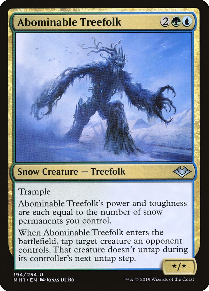 Magic the Gathering Card - Abominable Treefolk - MTG Circle