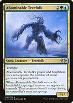 Magic the Gathering Card - Abominable Treefolk - MTG Circle