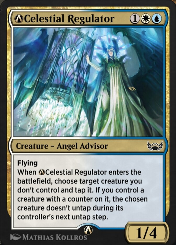 Magic the Gathering Card - A-Celestial Regulator - MTG Circle