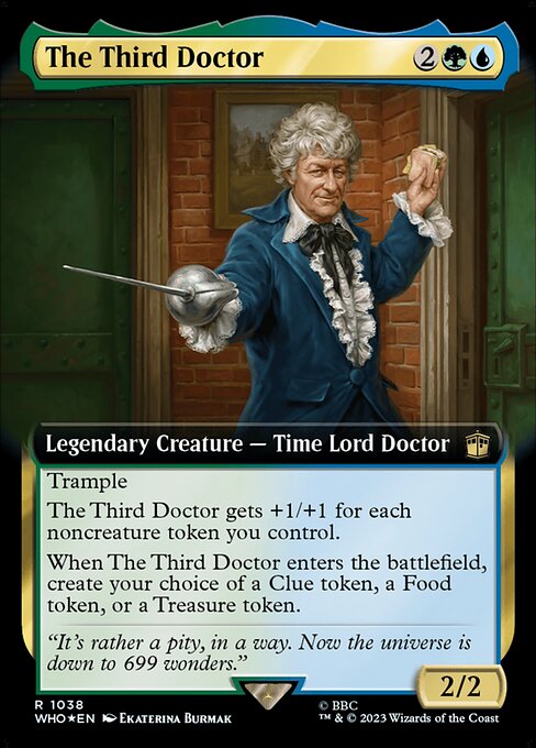 Magic the Gathering Card - The Third Doctor - MTG Circle
