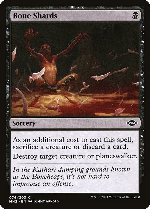 Magic the Gathering Card - Bone Shards - MTG Circle