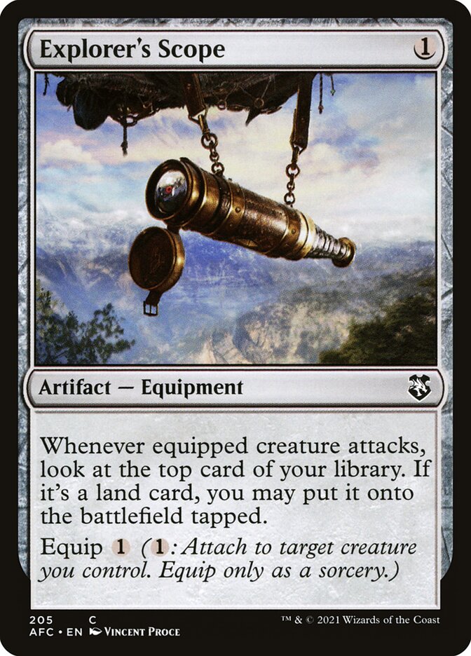 Magic the Gathering Card - Explorer's Scope - MTG Circle