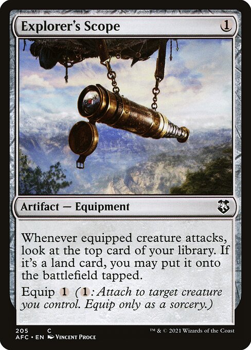 Magic the Gathering Card - Explorer's Scope - MTG Circle