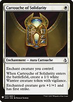 Magic the Gathering Card - Cartouche of Solidarity - MTG Circle