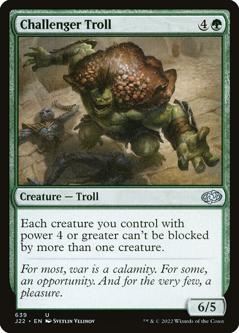 Magic the Gathering Card - Challenger Troll - MTG Circle