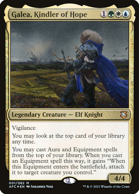 Magic the Gathering Card - Galea, Kindler of Hope - MTG Circle