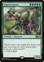 Magic the Gathering Card - Gigantosaurus - MTG Circle