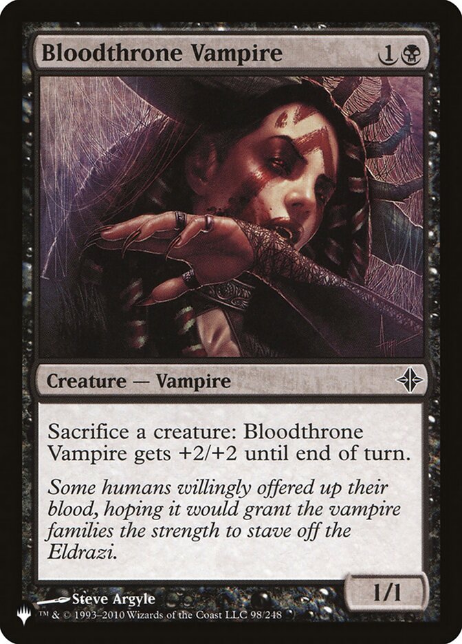 Magic the Gathering Card - Bloodthrone Vampire - MTG Circle