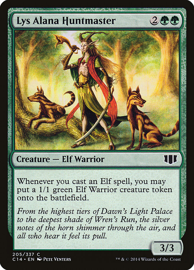 Magic the Gathering Card - Lys Alana Huntmaster - MTG Circle