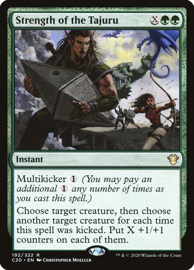 Magic the Gathering Card - Strength of the Tajuru - MTG Circle