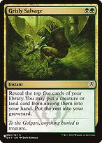 Magic the Gathering Card - Grisly Salvage - MTG Circle