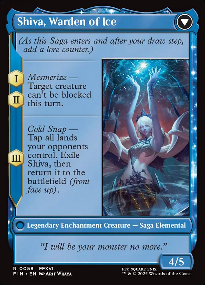 Magic the Gathering Card - Shiva, Warden of Ice - MTG Circle