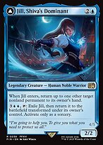 Magic the Gathering Card - Jill, Shiva's Dominant // Shiva, Warden of Ice - MTG Circle