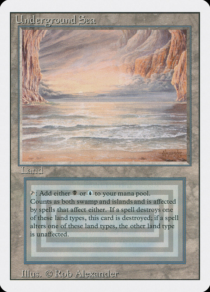 Magic the Gathering Card - Underground Sea - MTG Circle