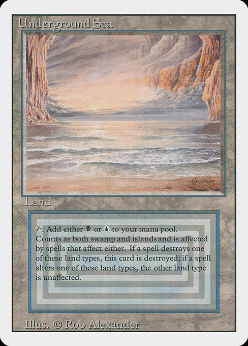 Magic the Gathering Card - Underground Sea - MTG Circle
