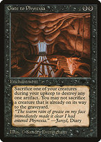 Magic the Gathering Card - Gate to Phyrexia - MTG Circle