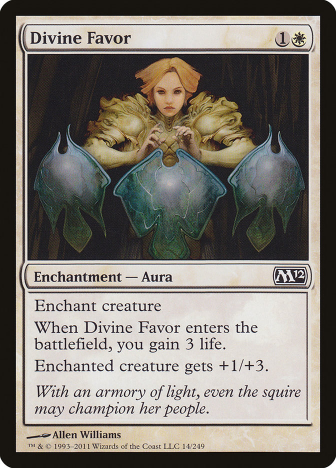 Magic the Gathering Card - Divine Favor - MTG Circle