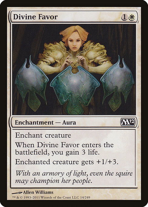 Magic the Gathering Card - Divine Favor - MTG Circle