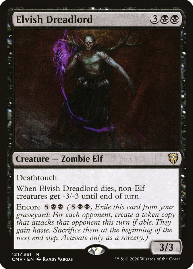 Magic the Gathering Card - Elvish Dreadlord - MTG Circle