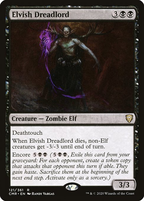 Magic the Gathering Card - Elvish Dreadlord - MTG Circle