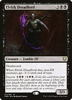 Magic the Gathering Card - Elvish Dreadlord - MTG Circle
