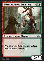 Magic the Gathering Card - Burning-Tree Emissary - MTG Circle