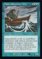 Magic the Gathering Card - Water Elemental - MTG Circle