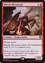 Magic the Gathering Card - Shivan Devastator - MTG Circle