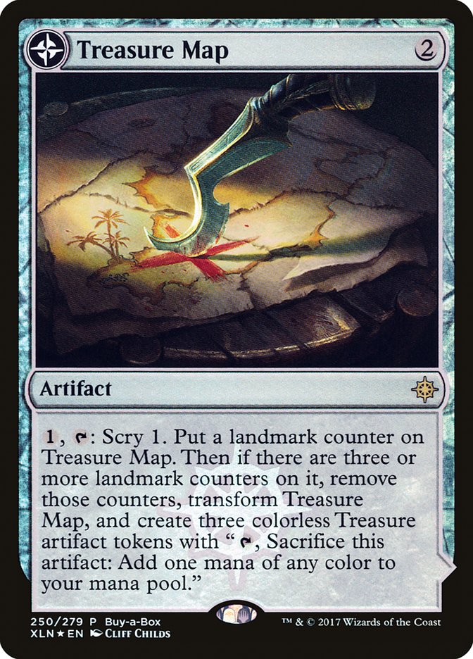Magic the Gathering Card - Treasure Map - MTG Circle