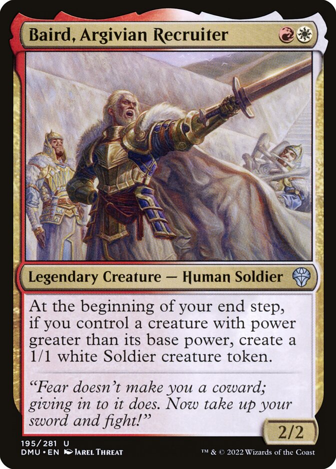 Magic the Gathering Card - Baird, Argivian Recruiter - MTG Circle