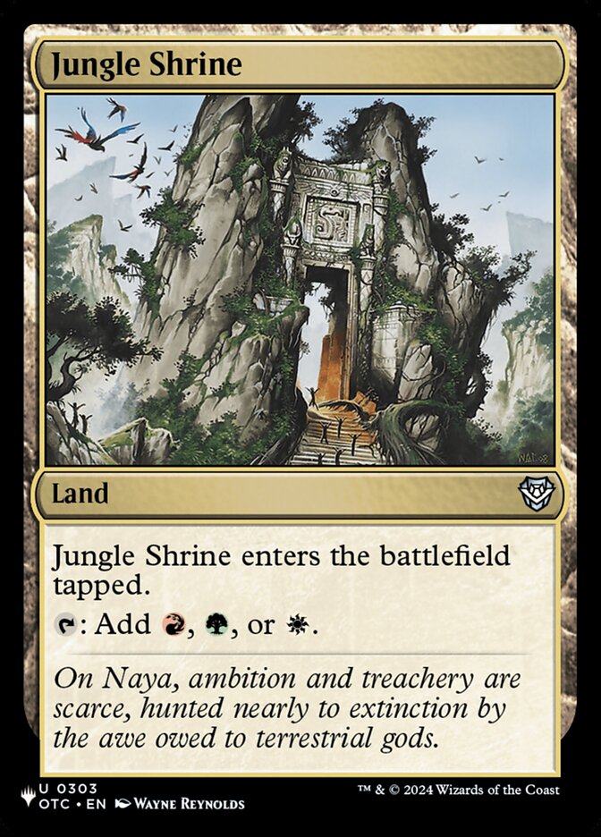 Magic the Gathering Card - Jungle Shrine - MTG Circle