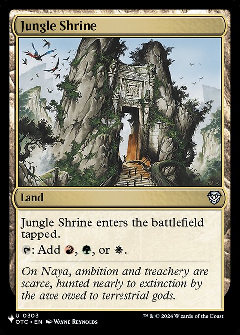 Magic the Gathering Card - Jungle Shrine - MTG Circle